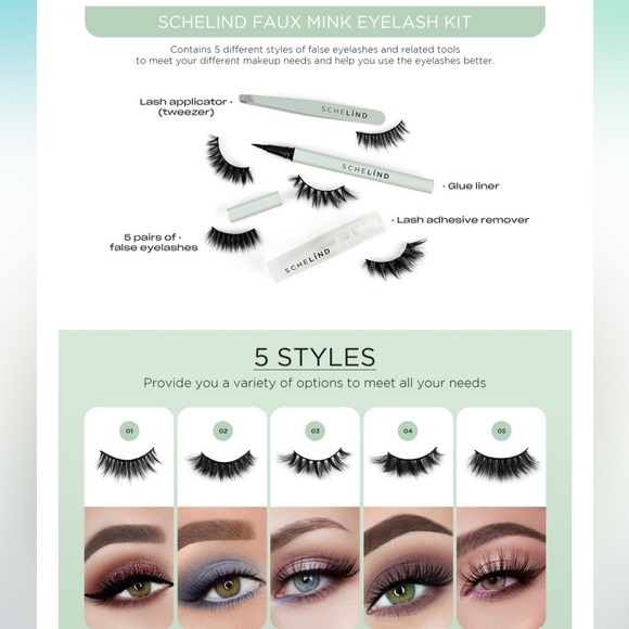 Schelind False Mink Eyelash Kit - Picture 10 of 12